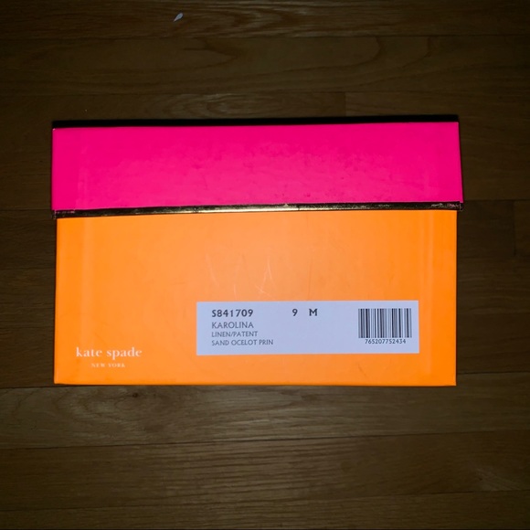 NIB Kate Spade Karolina Patent Nude Ocelot Heel - Picture 5 of 5